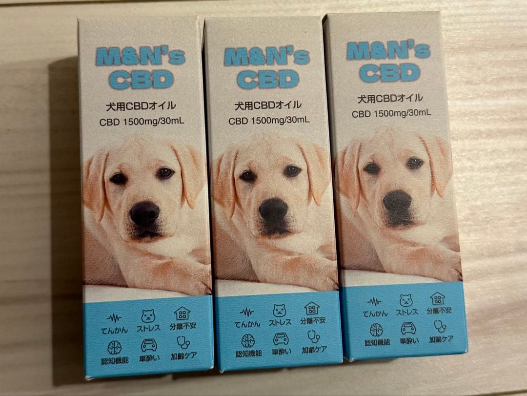 M&N's CBD 犬用CBDオイル 1500mg/30mL 3点