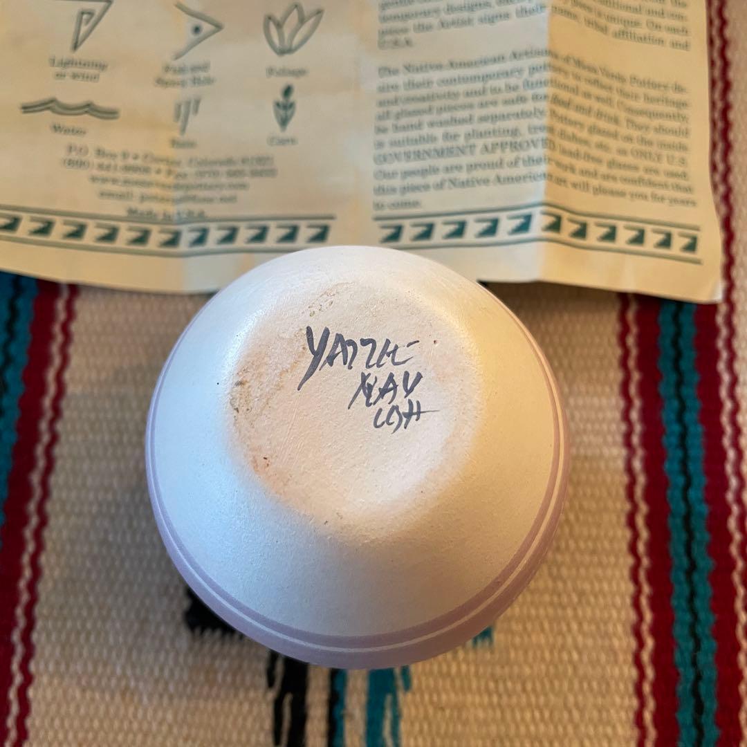 希少品！ネイティブアメリカン navajo 壷 ナバホ族プエブロ