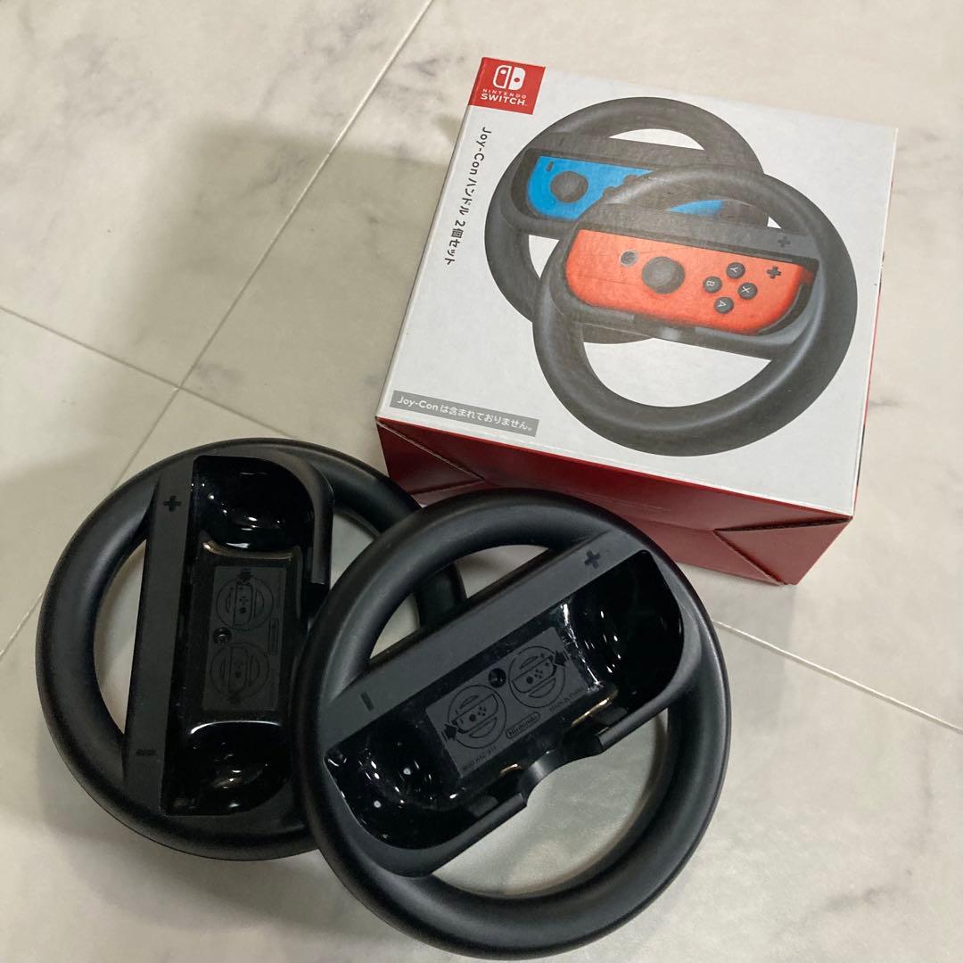 任天堂スイッチ 本体 ジョイコン4個 ジョイコンハンドル2個