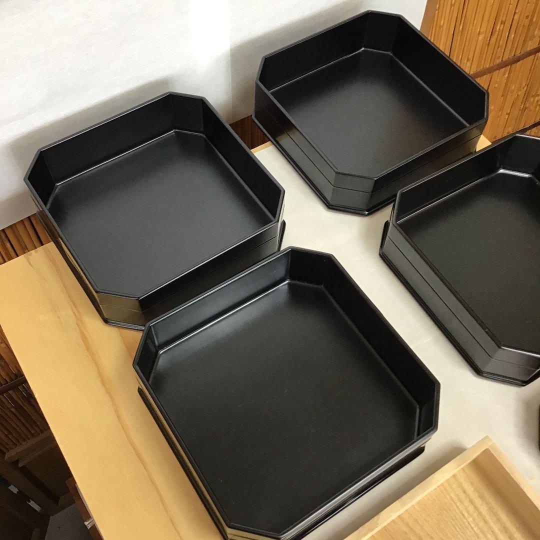 茶道具 縁高重 真塗 縁高重 中村 宗悦 造 共箱 大玄