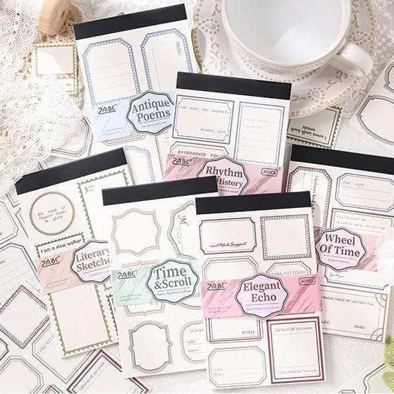 601301 ラベル コラージュ素材 ステッカー 紙モノ メモ帳 大量 - メルカリ