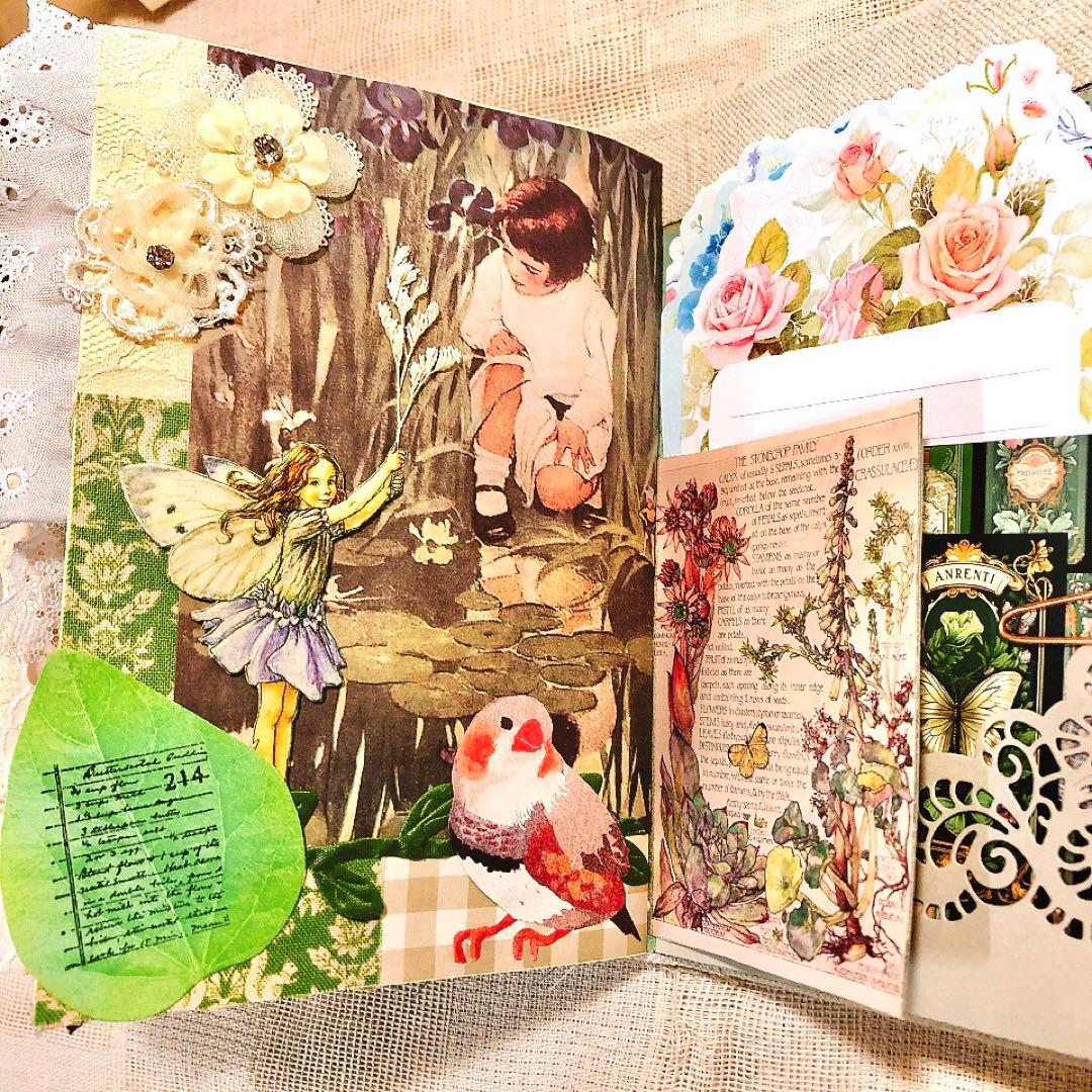 おうちゃんジャンクジャーナル雑記帳 妖精 アンティーク ジャンクジャーナル