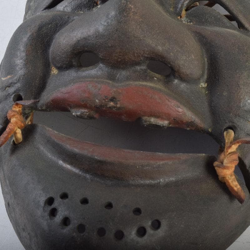 能面 能楽 雅楽 宗三郎作 銅製 翁 お面 共箱 N 9017 - メルカリ