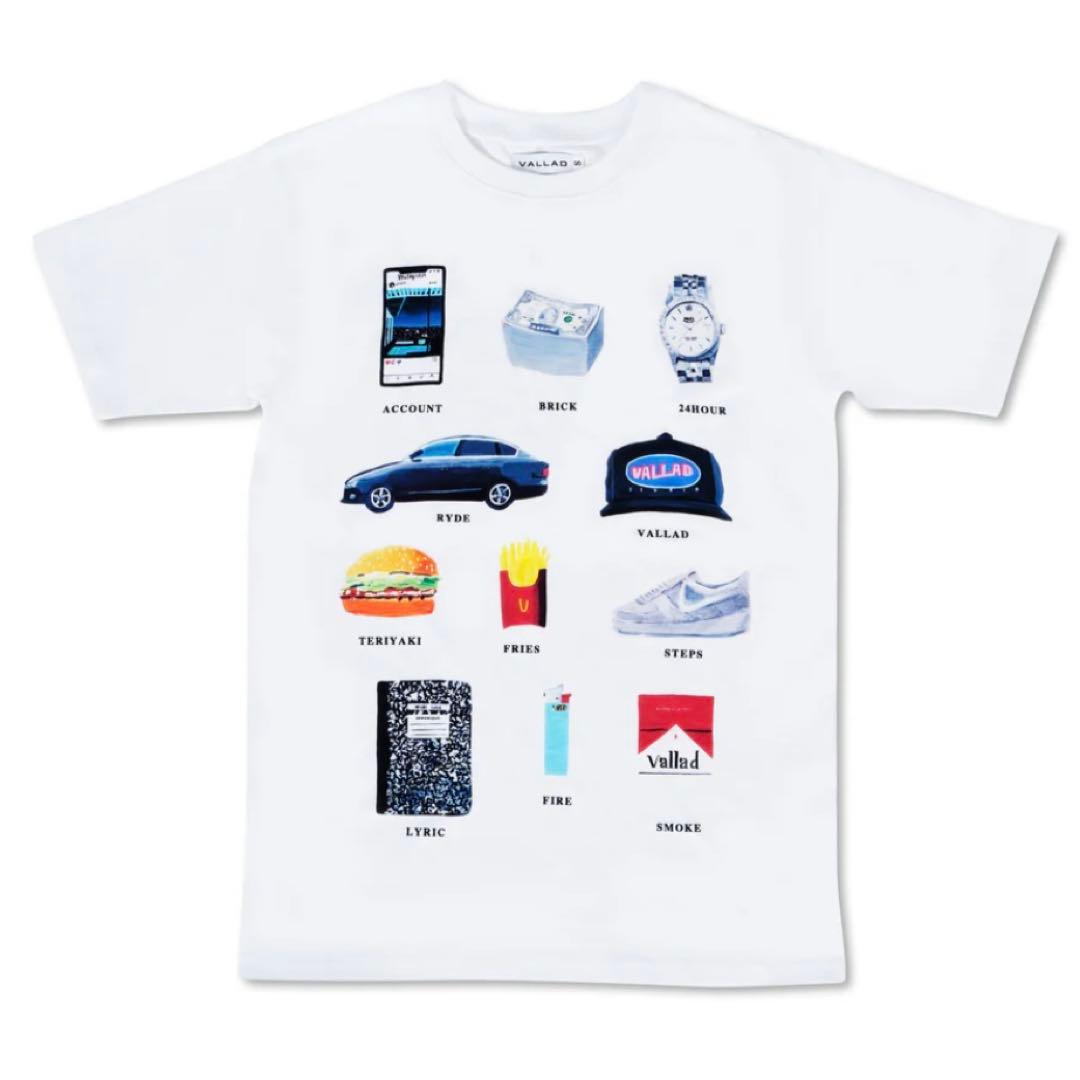 vallad IO武道館グッズ JUST mag shot Tシャツ vallad IO武道館 JUST