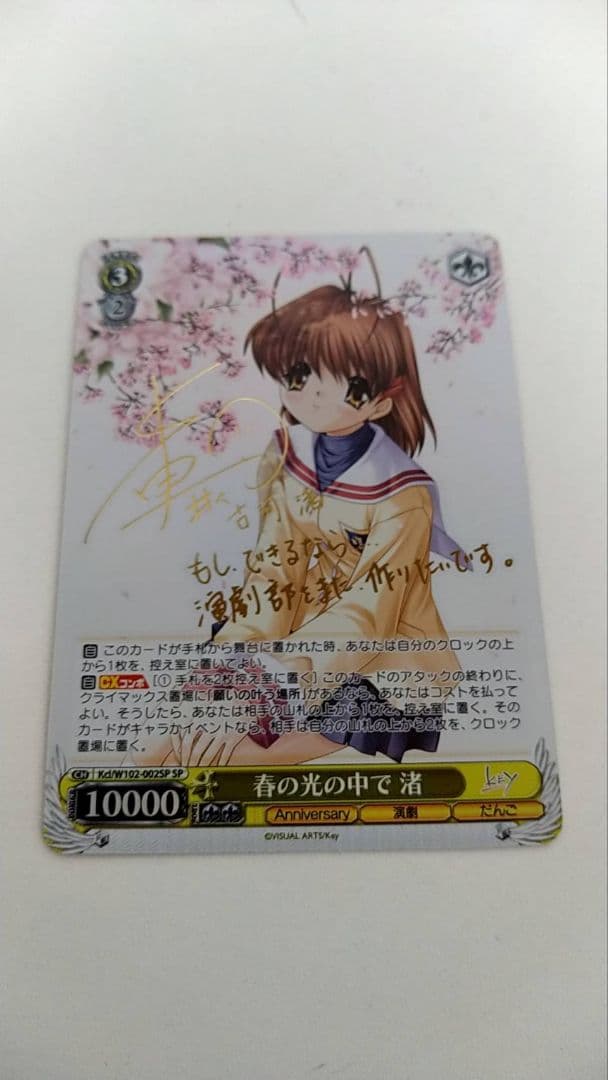 ヴァイス/key all-star/sp/サイン/春の光の中で渚 PSA10】ヴァイス