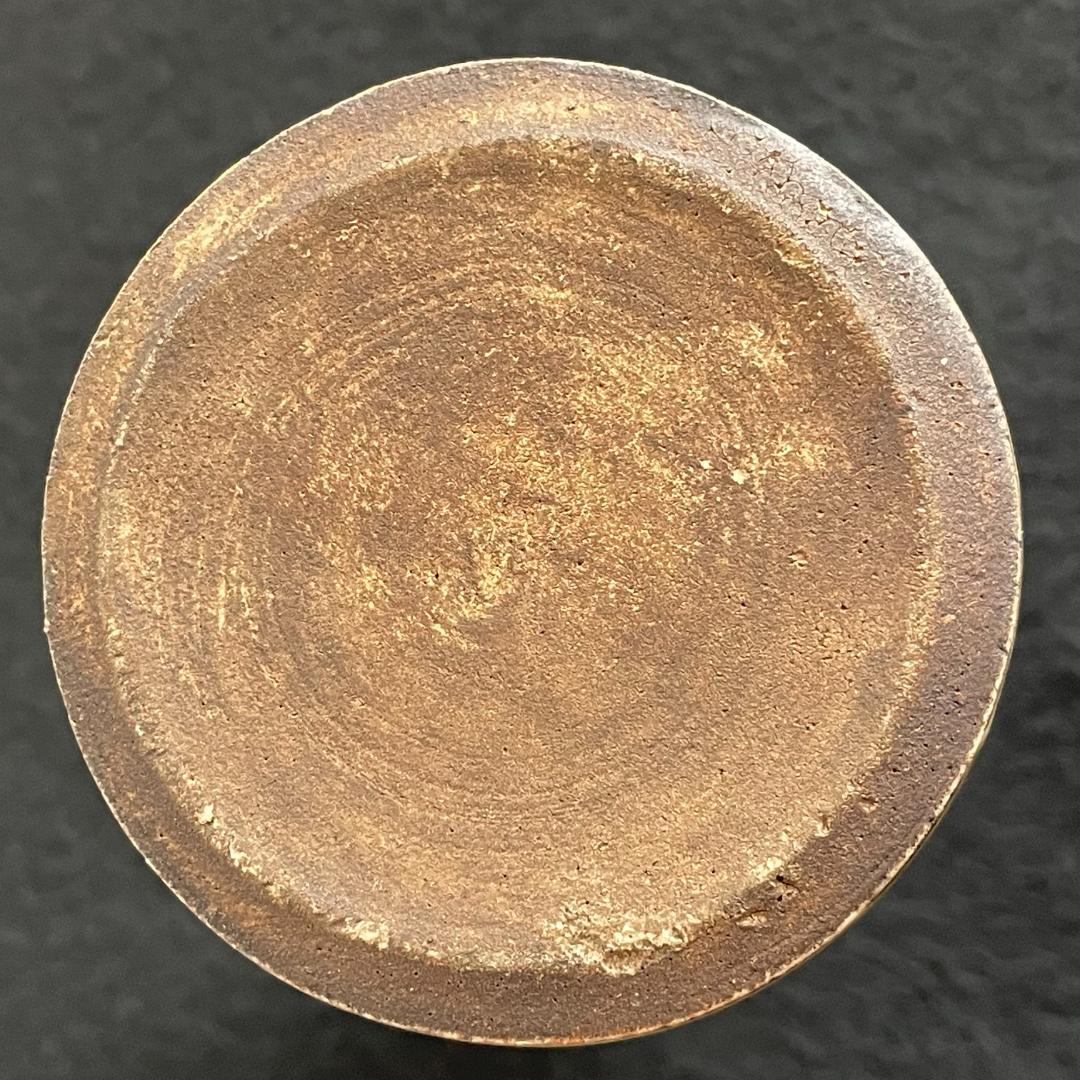 青木木米 京焼 徳利 酒器 花入 山水図 時代物 古陶磁 旧家