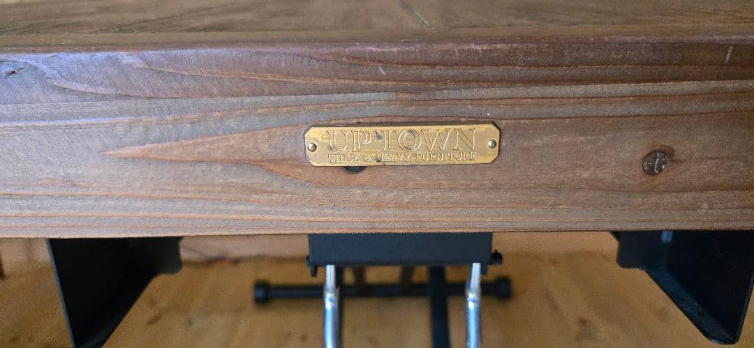 きんたろうPULLEY リフティングテーブル ヴィンテージ調