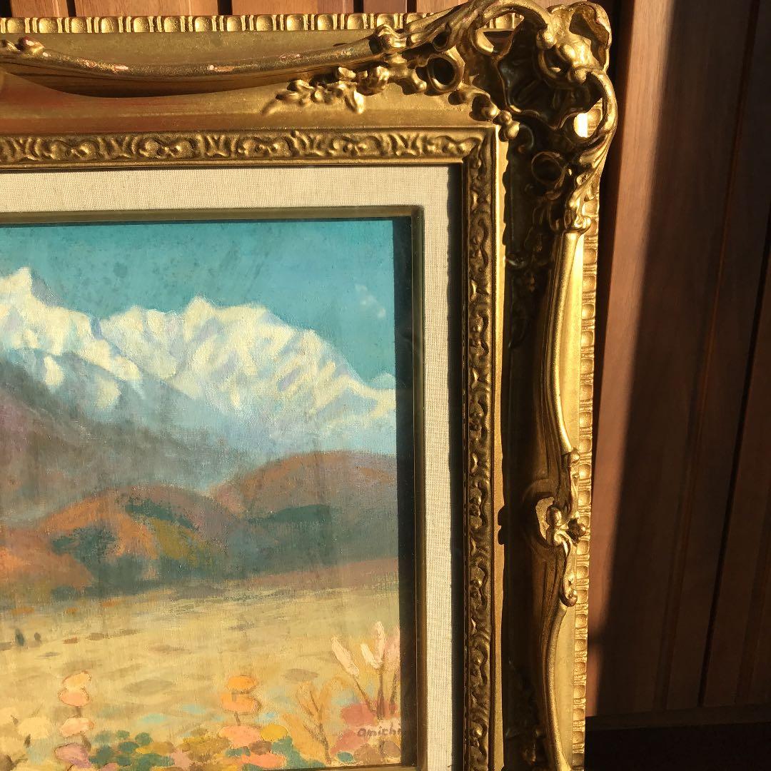 ♫新価格　♫即購入可　絵画 油絵　大道秀夫　信州大町