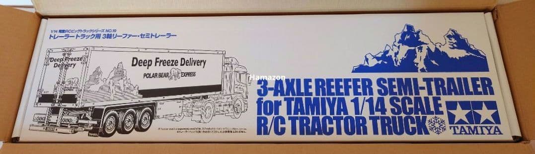 【新品】タミヤ 1/14RC トレーラー用 3軸リーファー・セミトレーラー タミヤ 1/14 電動RCビッグトラックシリーズ トレーラートラック用 3軸