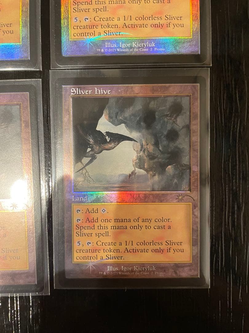 MTG スリヴァーの巣 Sliver Hive 英語 旧枠FOIL 4枚セット
