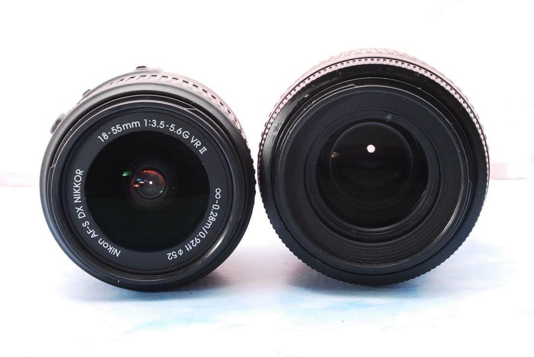 ✨Nikon D5600✨ショット数少✨一眼レフカメラ✨望遠レンズ付W