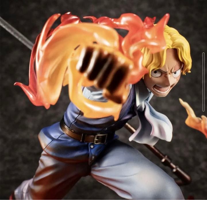 POP ワンピース LIMITED EDITION サボ 火拳継承 フィギュア