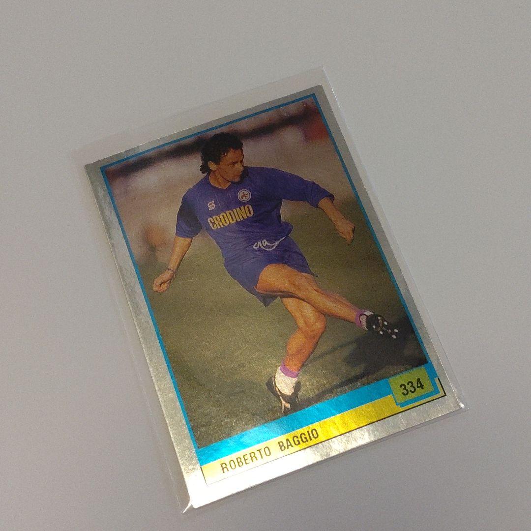 【激レア】ロベルト・バッジョ フィオレンティーナ時代 未使用ステッカー 激レア】ロベルト・バッジョ フィオレンティーナ時代 未使用ステッカー