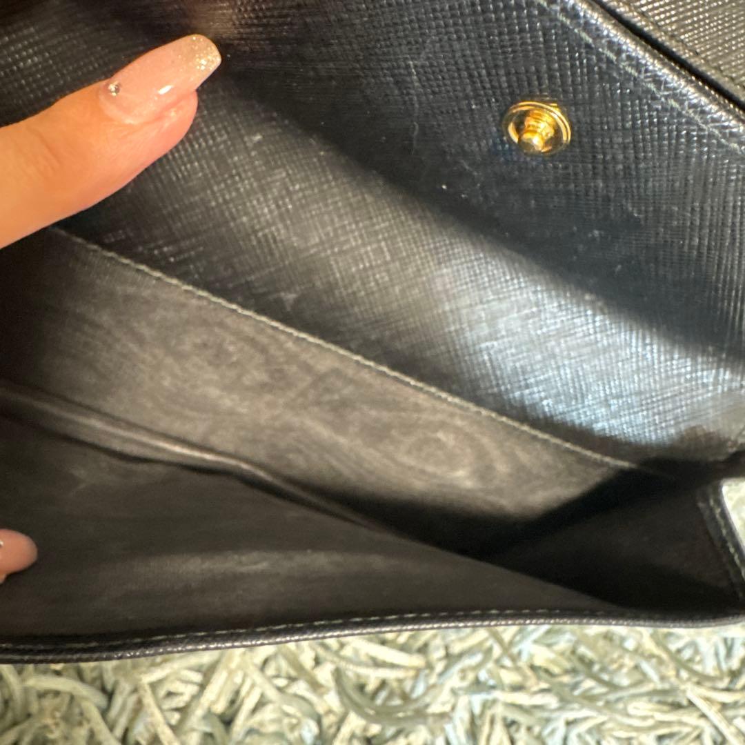 リボン付きブラックパーティーバッグ