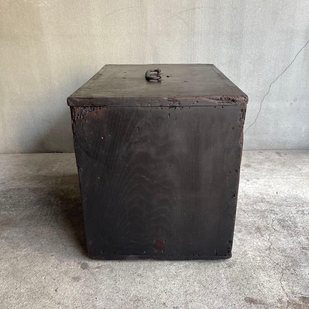 骨董 時代箪笥 船箪笥 銭箱 帳場箪笥 欅製 江戸期 古家具 古道具