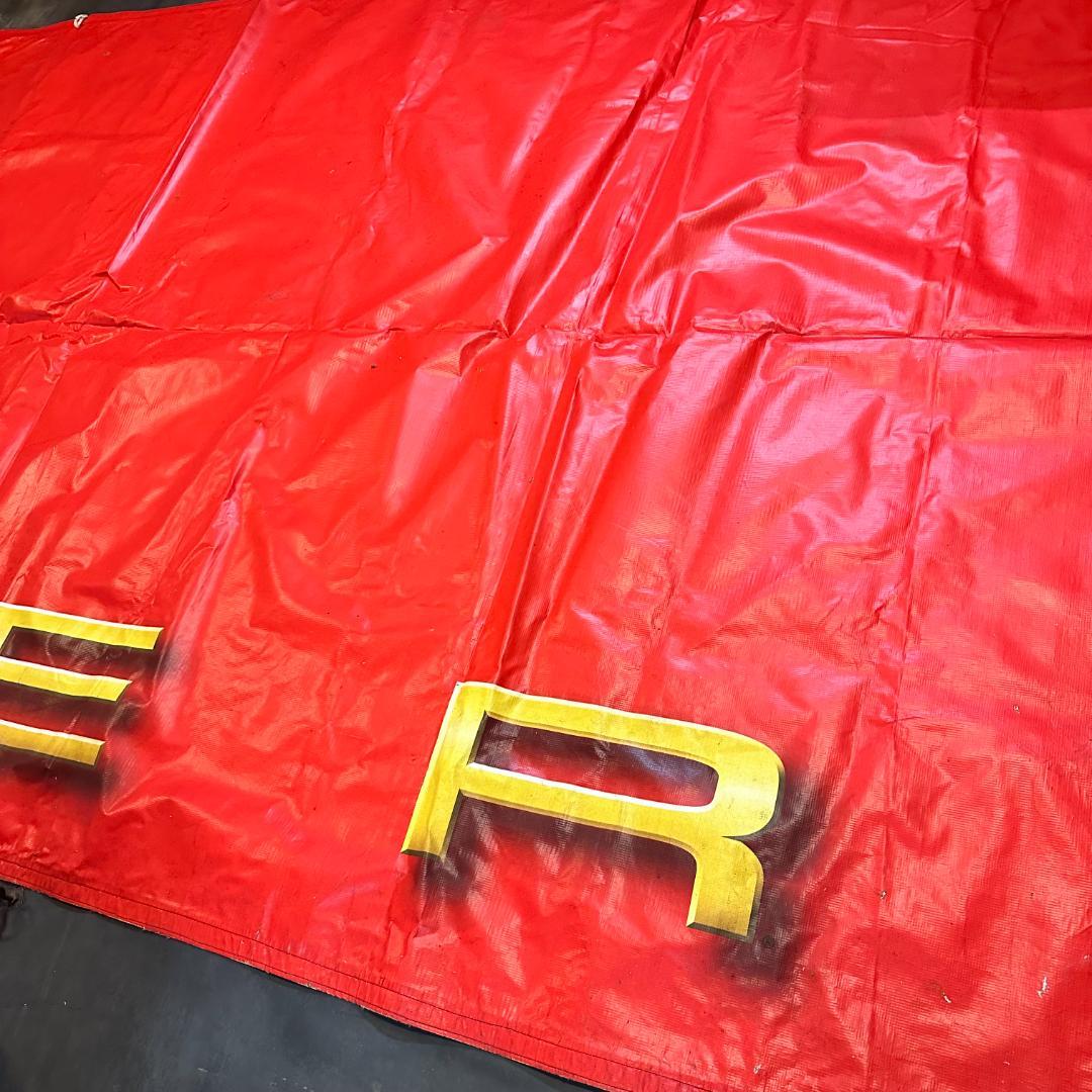 超巨大・激レア】Budweiser (バドワイザー) 大型バナー 約9.7m