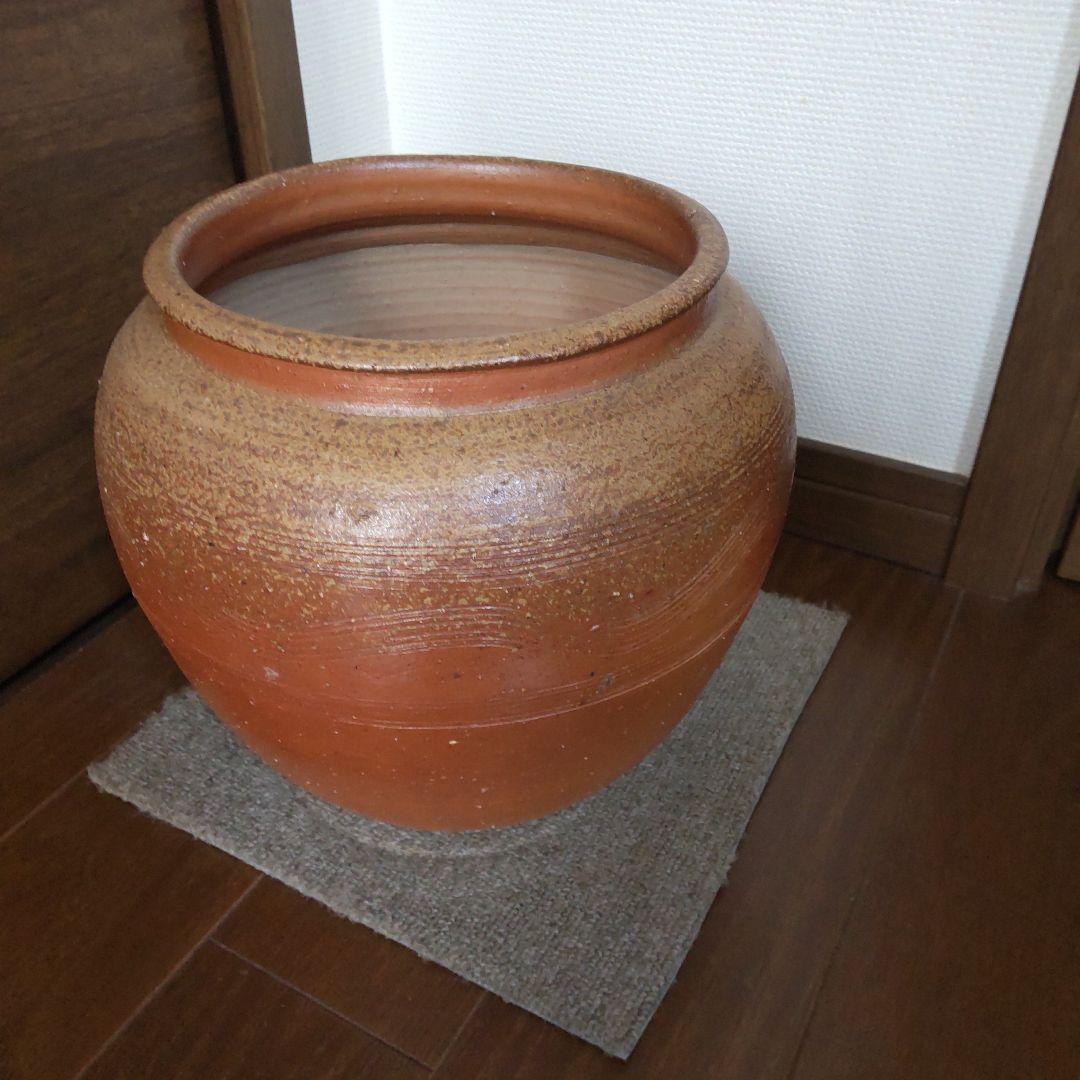 寒風 中壺 10 備前焼