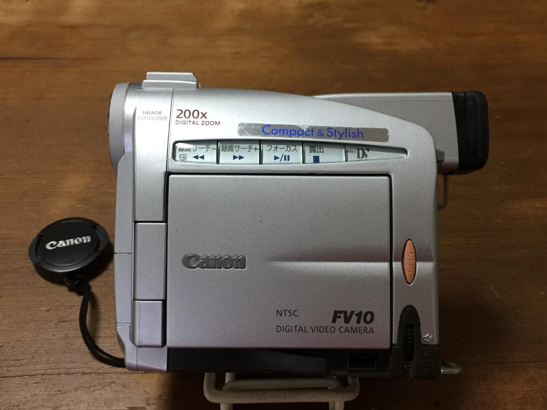 美品 撮影再生ダビングOK Canon DM-FV10 付属品あり 液晶綺麗