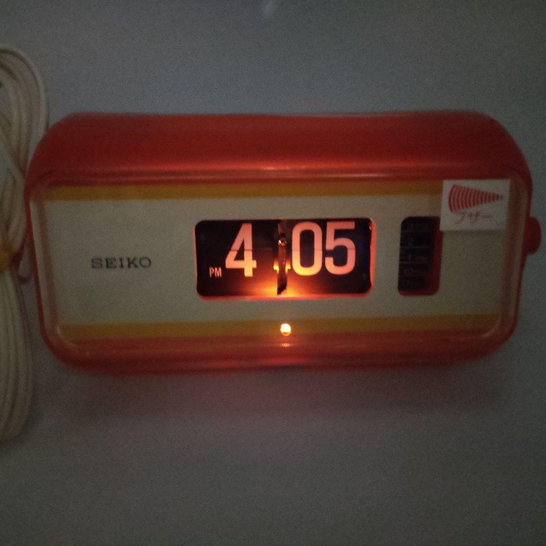 SEIKO DP644 パタパタ時計 未使用品 昭和レトロ