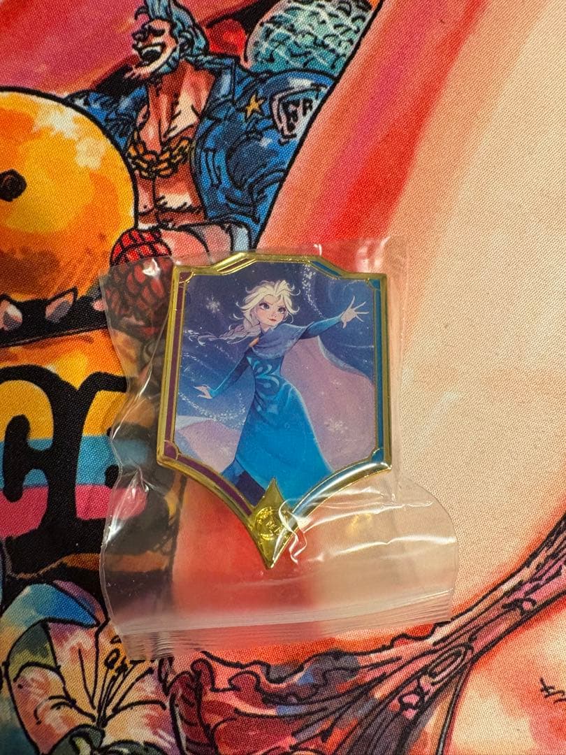 ロルカナ エルサ ピンバッジ ロルカナチャレンジ エルサ ピンバッジ