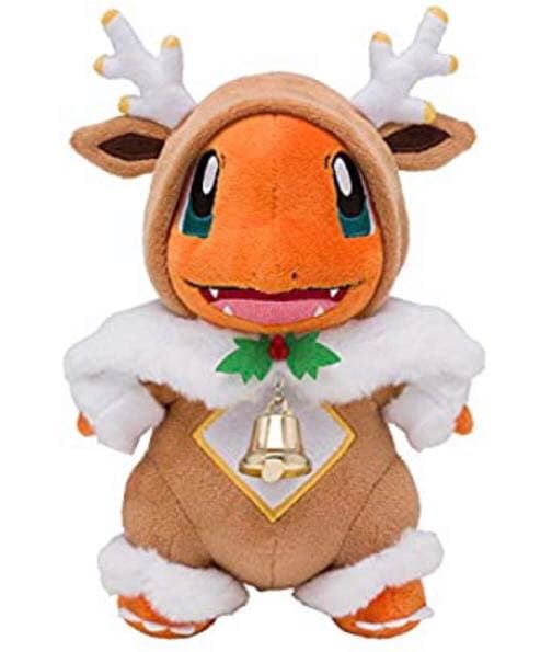 ポケモンセンター　クリスマス　シカポンチョ　ヒトカゲ　ぬいぐるみ