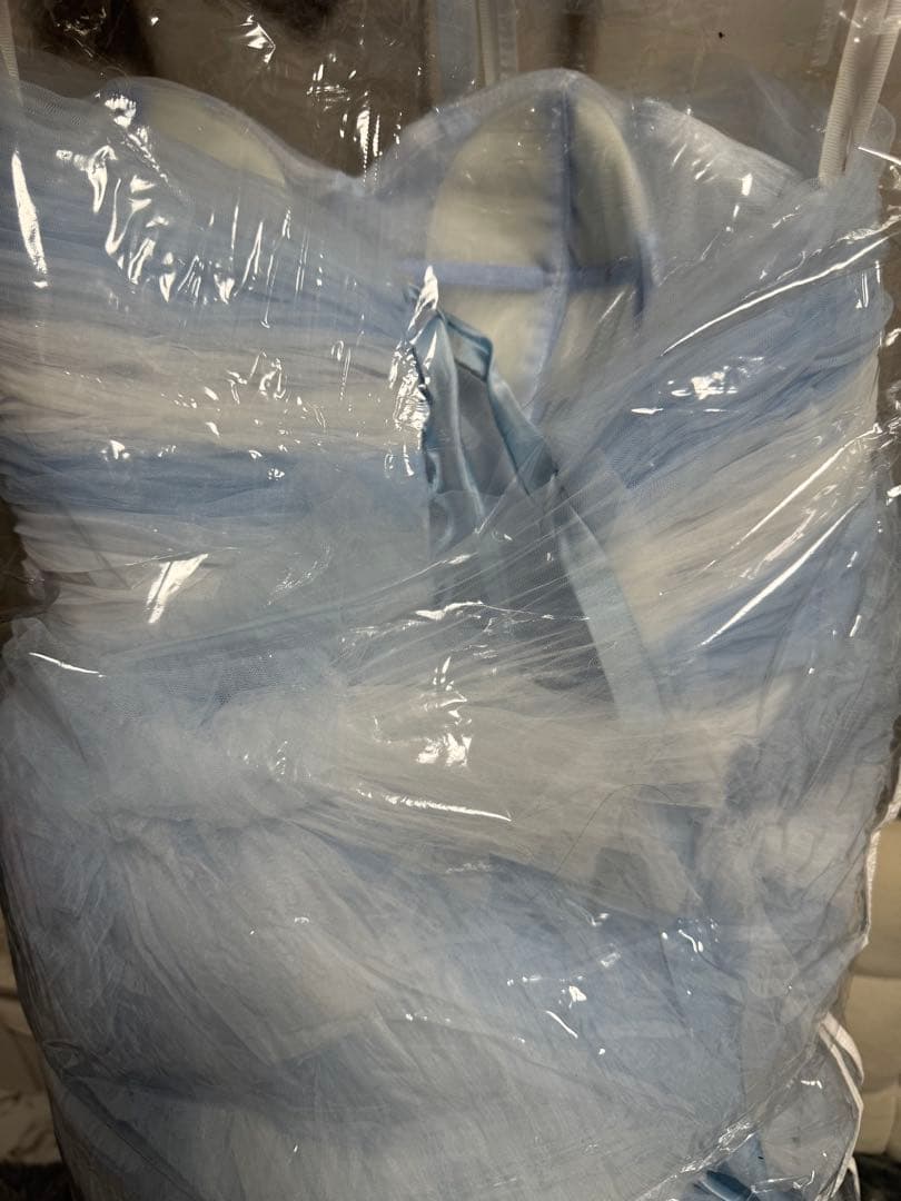 vanityME 4段チュールスカート バースデードレス ブルー