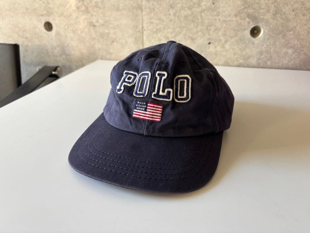 polo sport キャップ アメリカ製 90s POLO SPORT Ralph Lauren キャップ USA製 - メルカリ