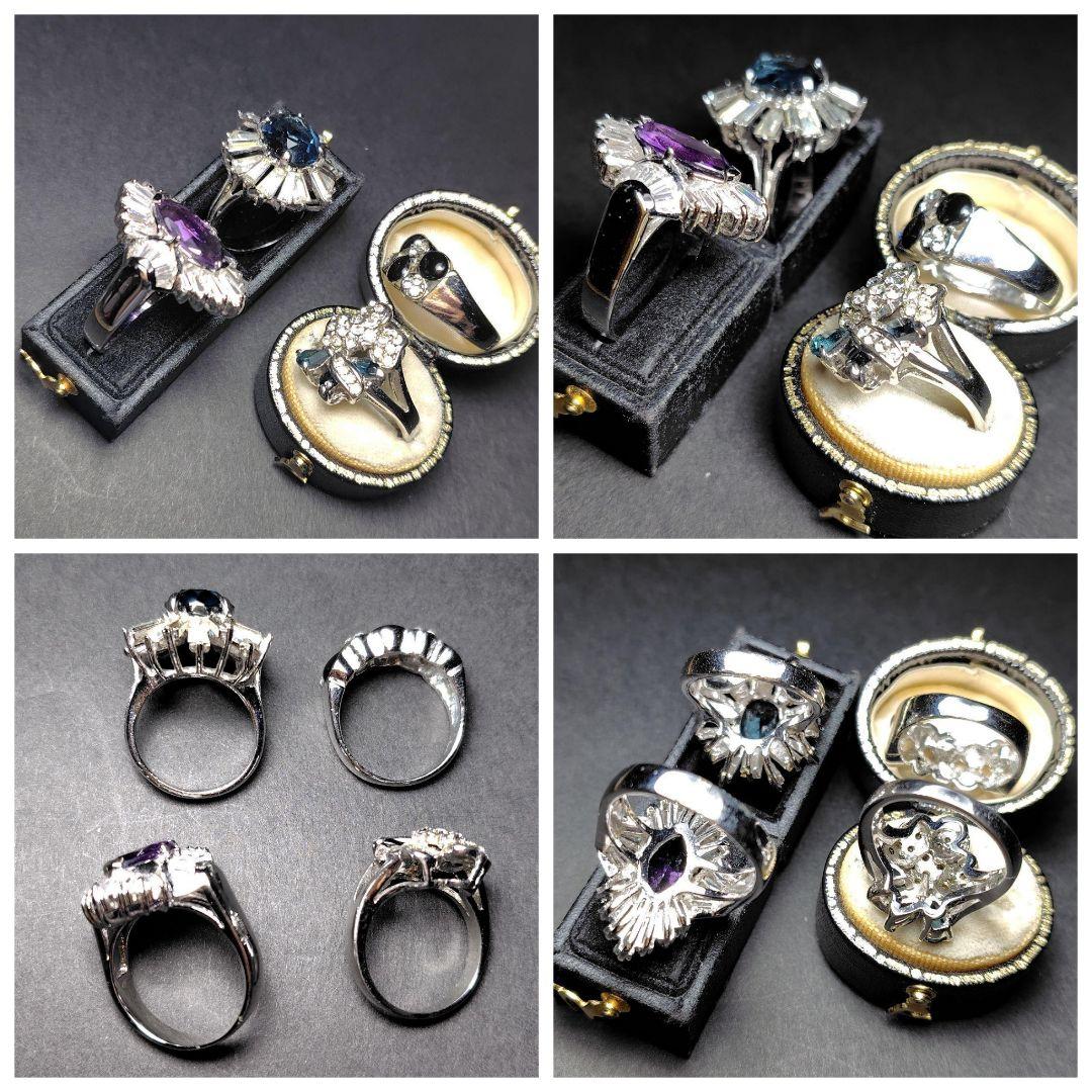 ヴィンテージ ブローチ2点＆ネックレス＆リング4点セット