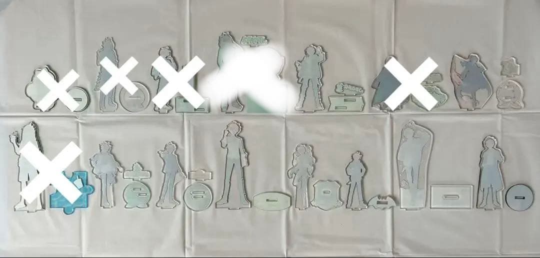 【カラフルピーチ】アクリルスタンド じゃぱぱ10点セット(バラ売り1個〜◯)