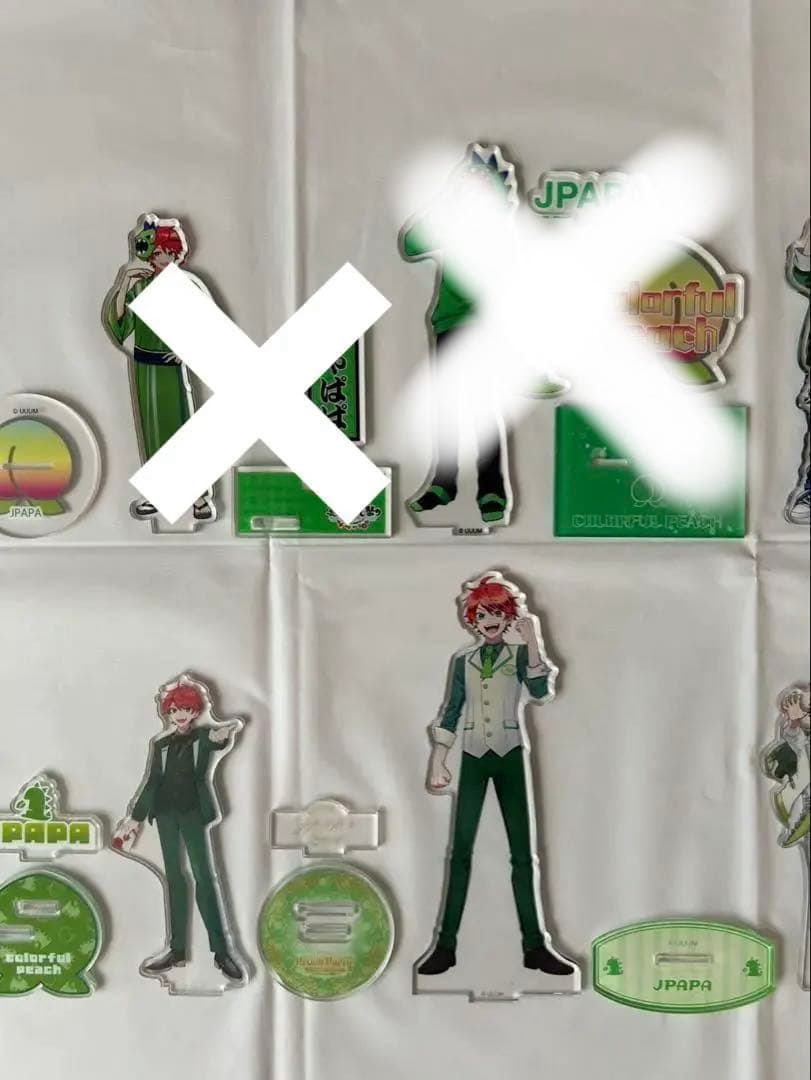 【カラフルピーチ】アクリルスタンド じゃぱぱ10点セット(バラ売り1個〜◯)