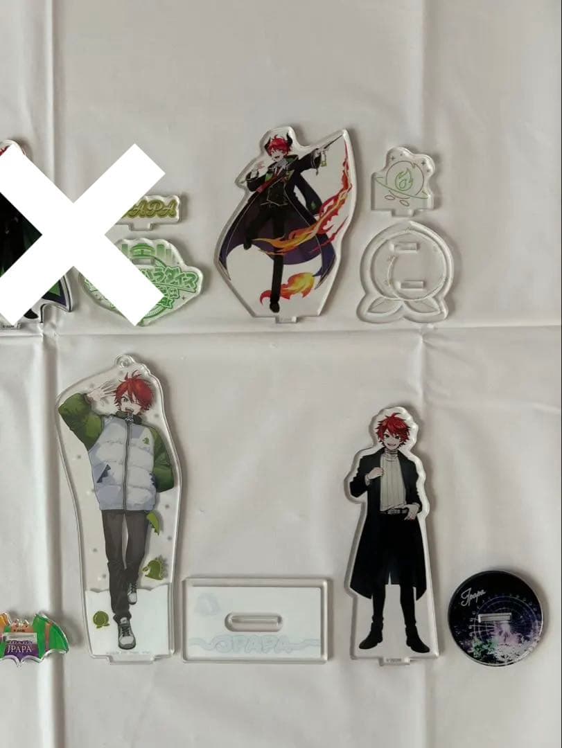 【カラフルピーチ】アクリルスタンド じゃぱぱ10点セット(バラ売り1個〜◯)