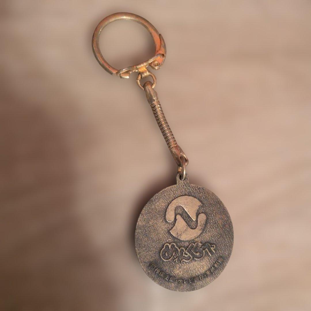 花の子ルンルン 日清食品 非売品 昭和レトロ メダル型キーホルダー