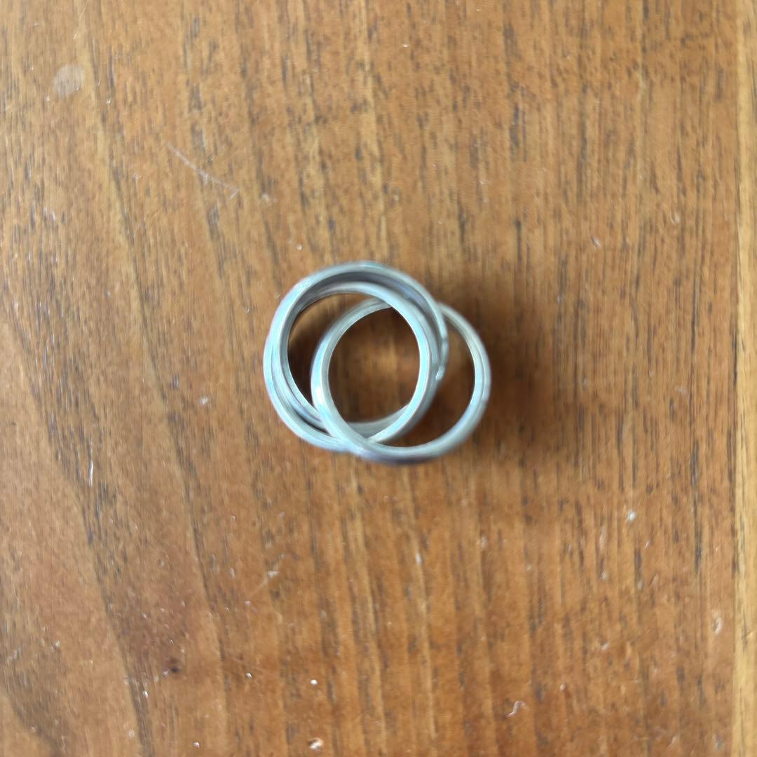 専用　ティファニー TIFFANY トリニティ リング 3連