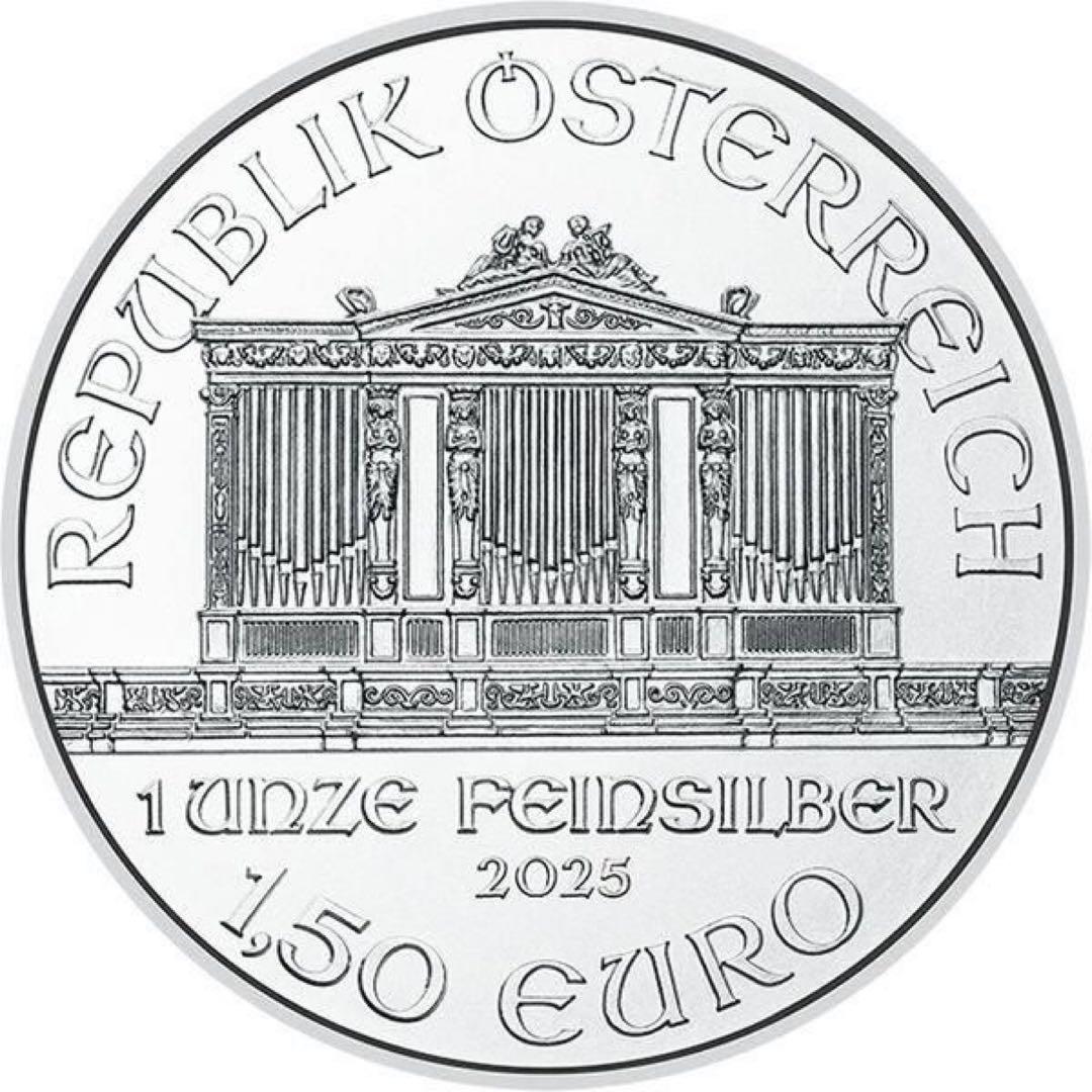 オーストリア ウィーン1オンス銀貨 2025年クリアケース付￼ - メルカリ