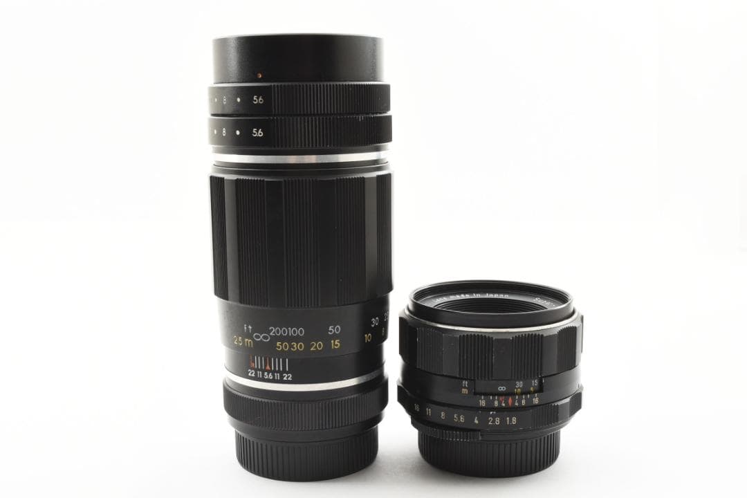 お得な2点セット】Super Takumar 55mm 200mm SO262 オールドレンズの