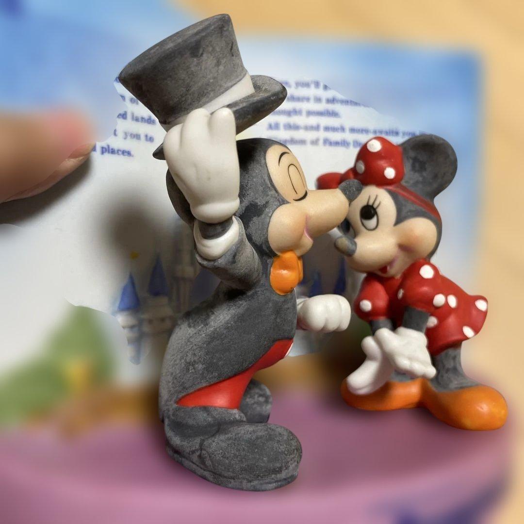 ディズニー　ミッキー＆ミニー　シンデレラ城　フィギュア・フィギュアリン・置物