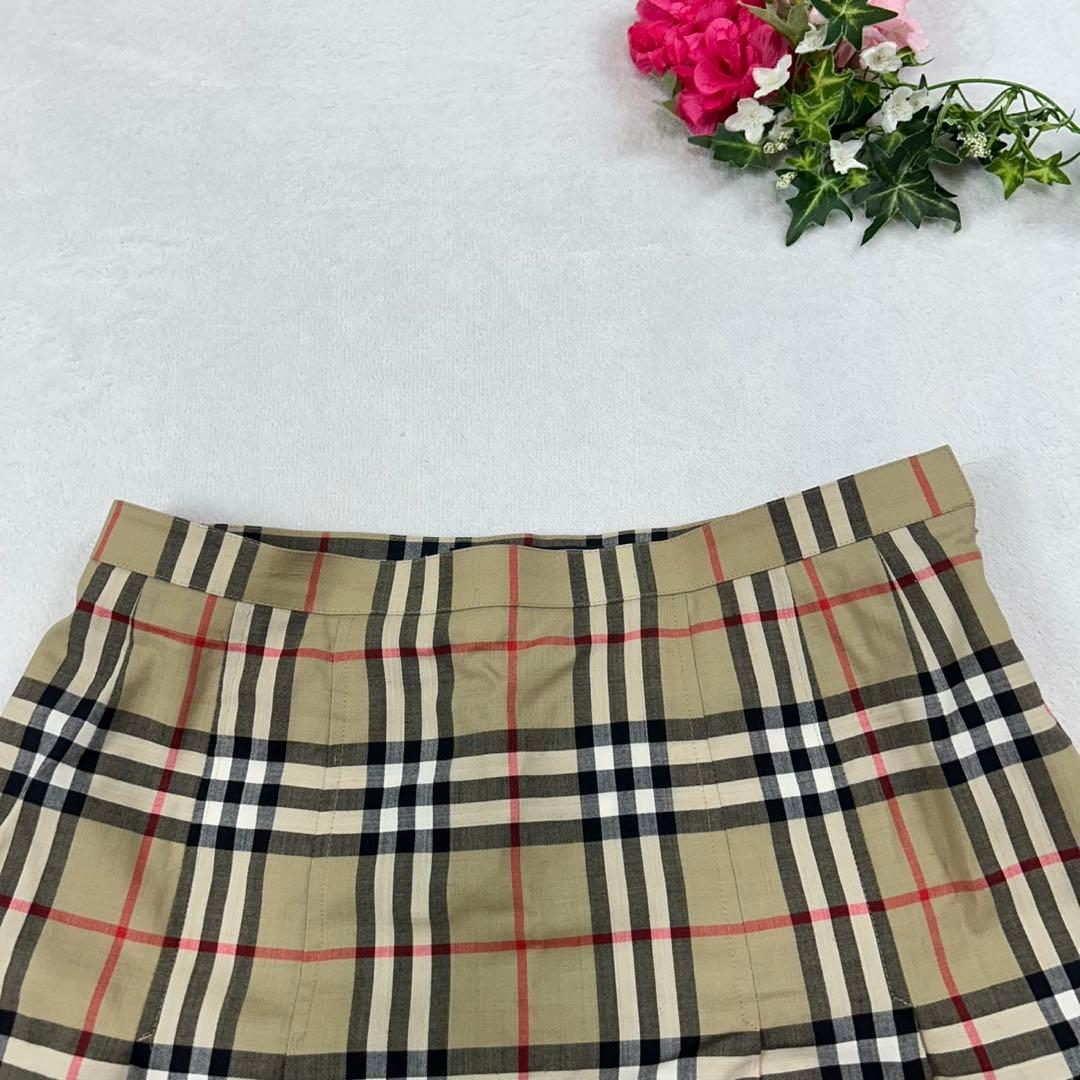 K405 3XL バーバリー 大きいサイズ ひざ丈スカート ベージュ レディース