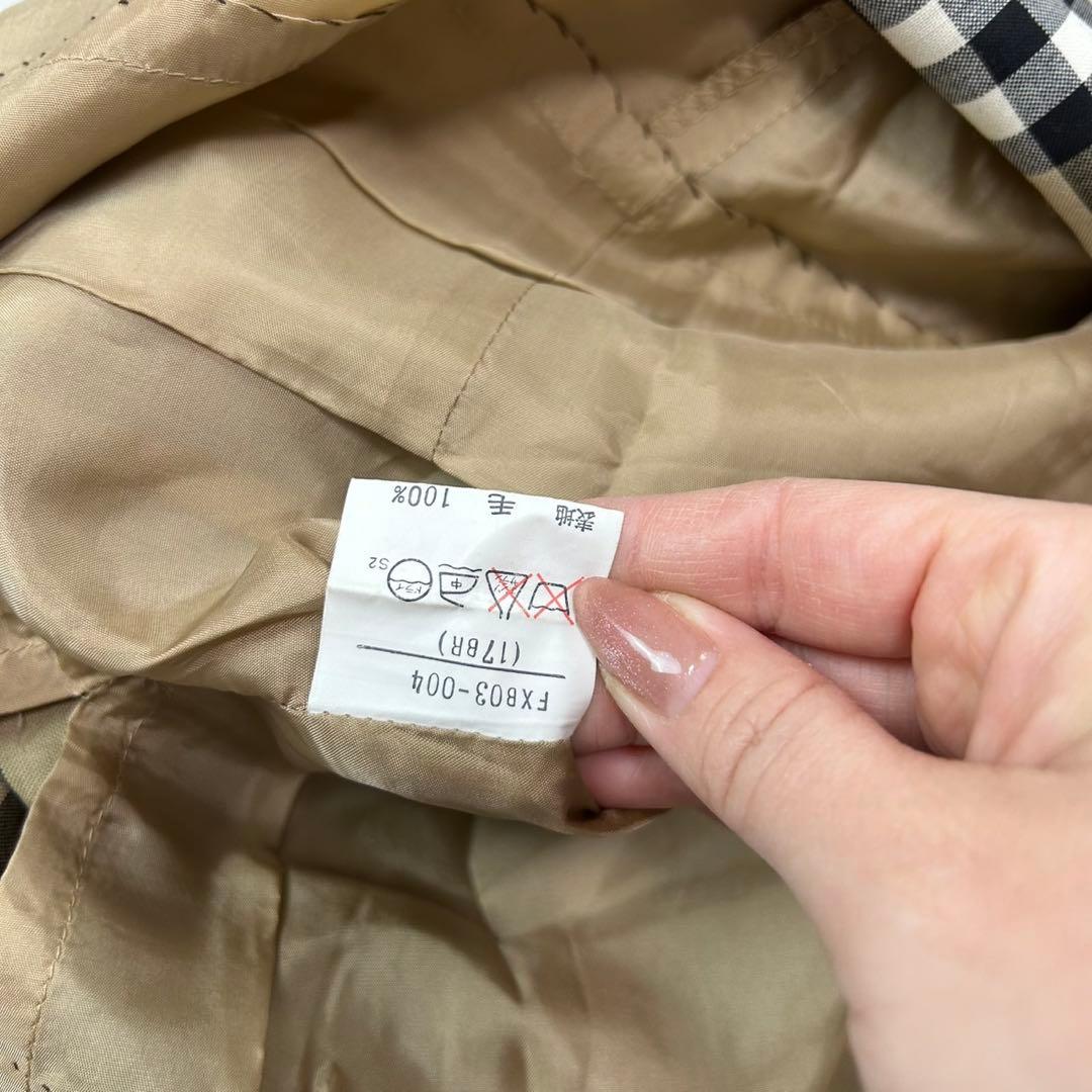 K405 3XL バーバリー 大きいサイズ ひざ丈スカート ベージュ レディース