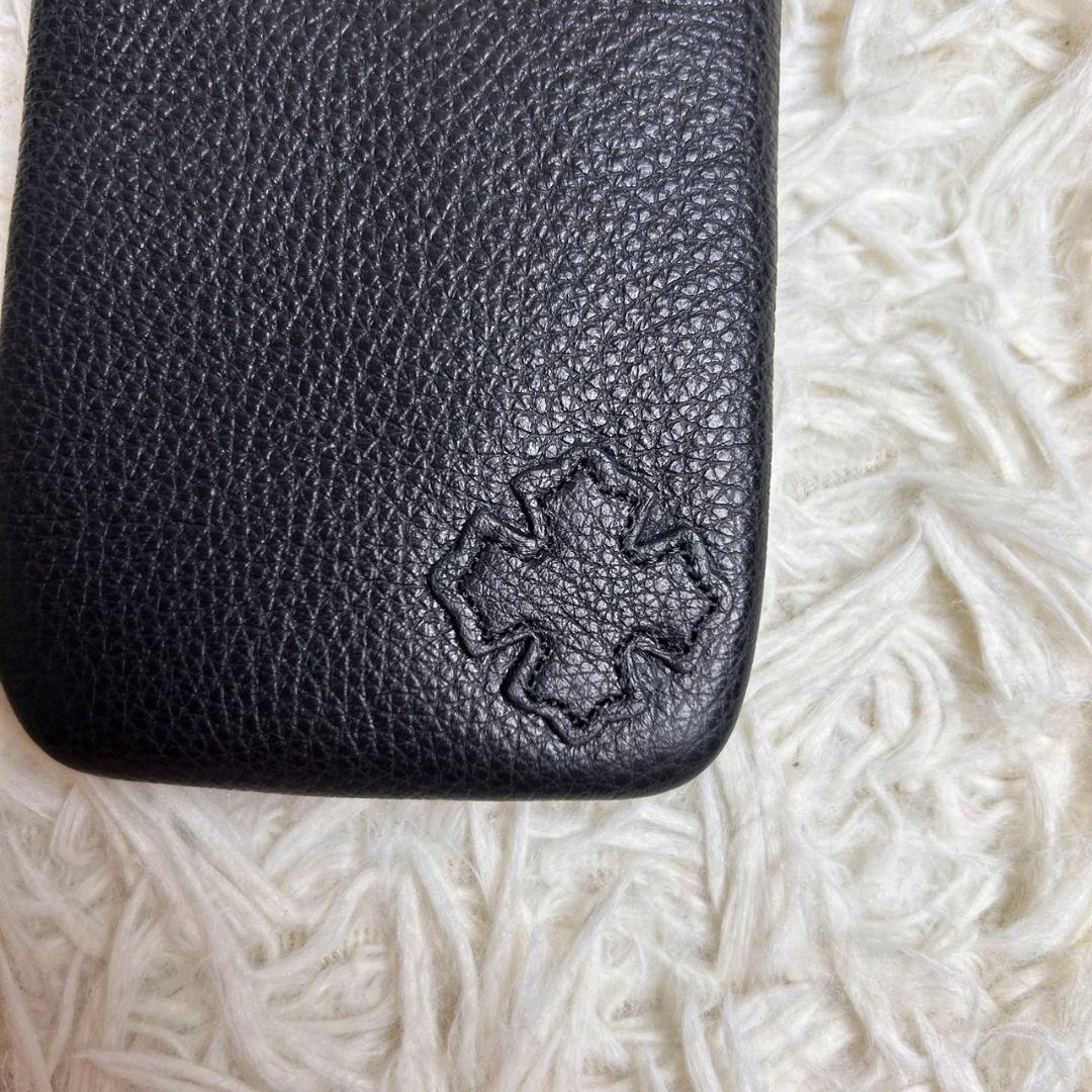 【希少】クロムハーツ 本革 レザー ダガー メガネケース ペンケース ブラック