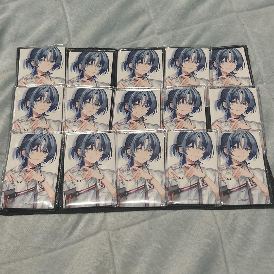 火威青 スクエア缶バッジ 15個