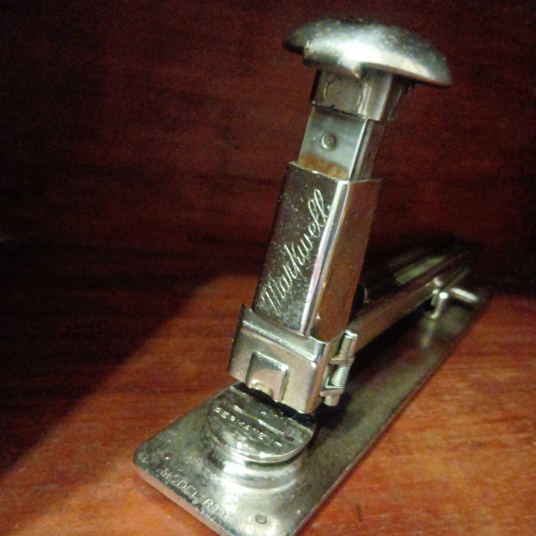 アメリカ製ヴィンテージMarkwell ホチキス＆ステープル NY 文房具