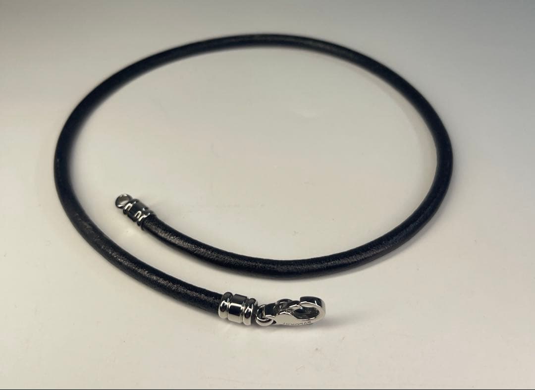 BVLGARI (ブルガリ)レザー チョーカー ネックレス 2連 ブレスレット