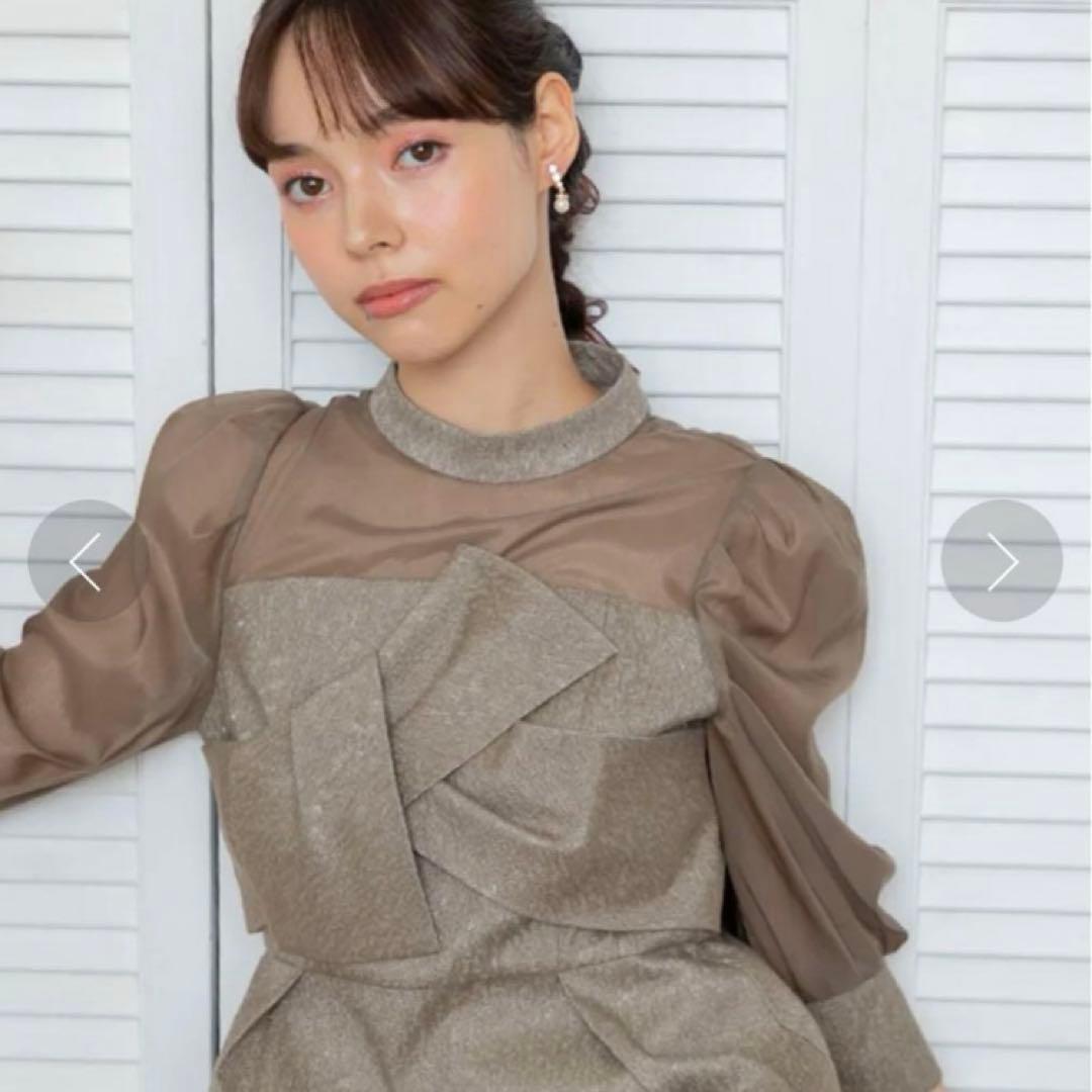 【formformaオリジナル】ジャガードワンピースドレス