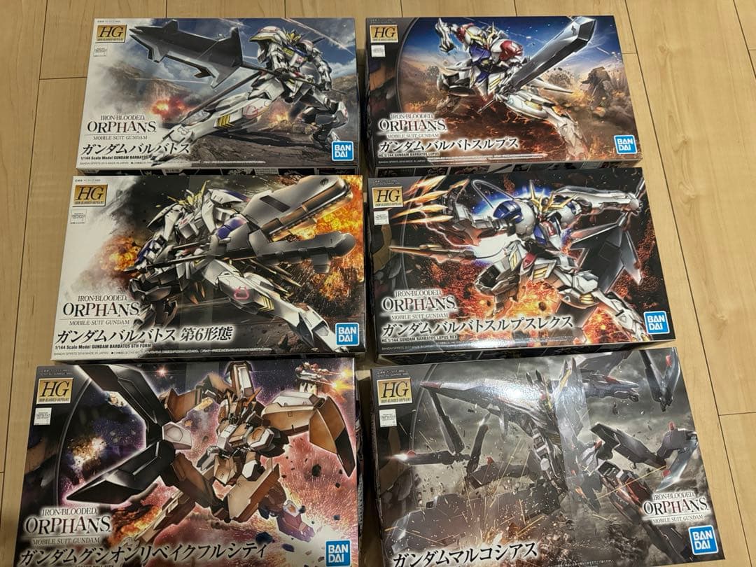 ガンプラ 鉄血のオルフェンズ hg 9点セット