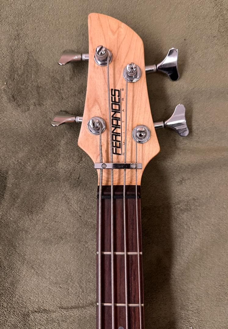 FERNANDES フェルナンデス エレキベース 音確認済 ソフトケース付き