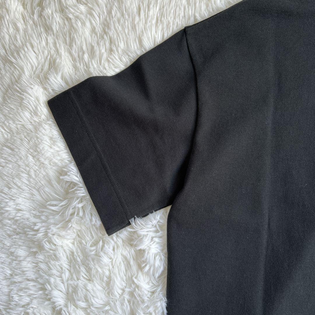 マーガレットハウエル オーガニックコットン ポロシャツ 24ss ブラック II