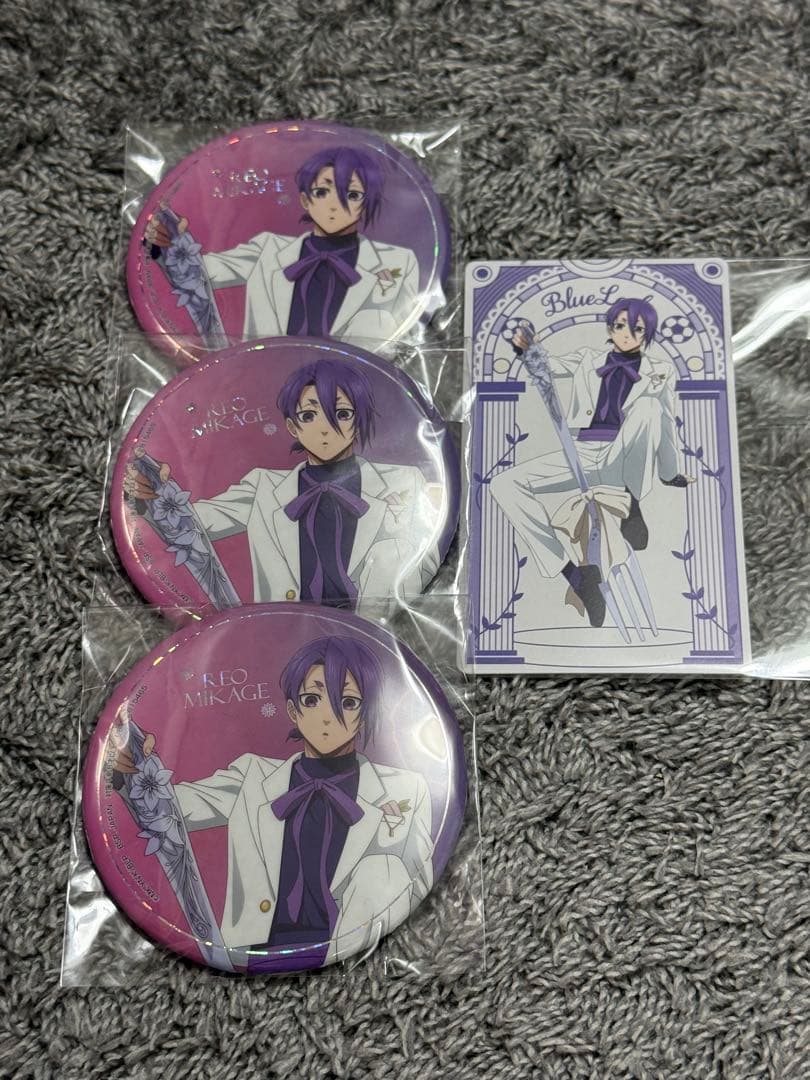 ブルーロック ホログラム缶バッジ sweets 御影玲王 3個set 新品未開封