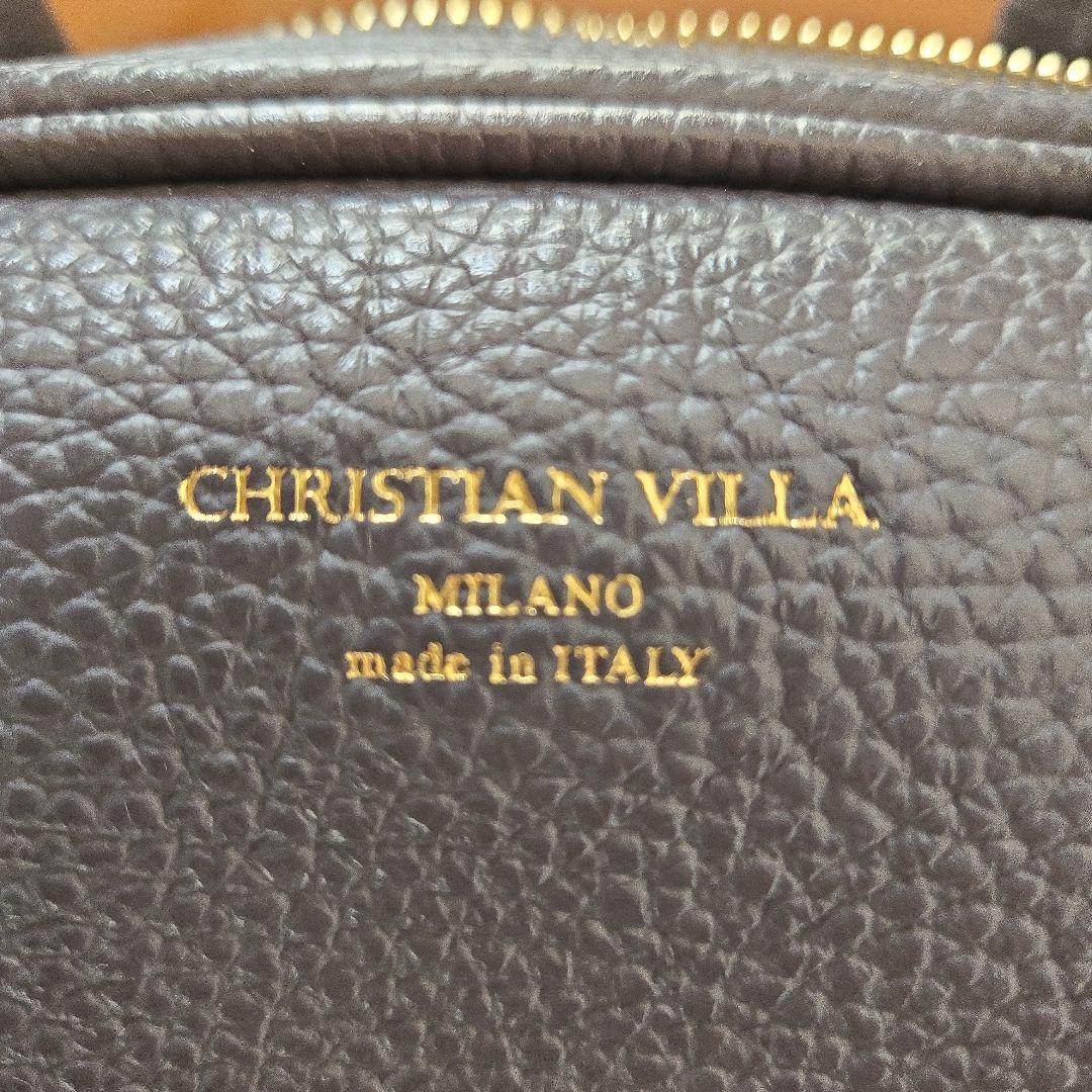 CHRISTIAN VILLA ダークグレー ショルダーバッグ