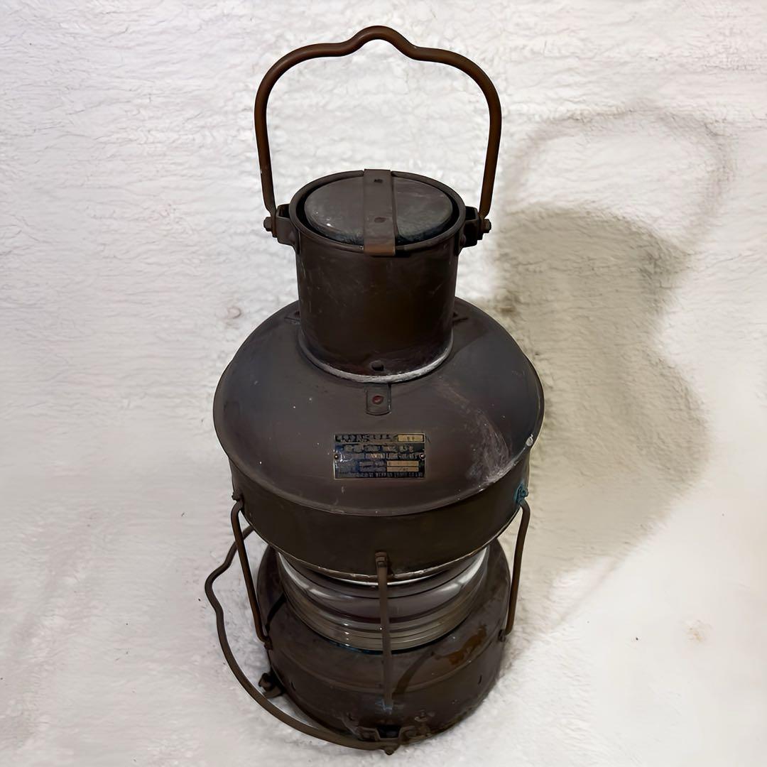 昭和レトロ 日本船燈 オイルランプ