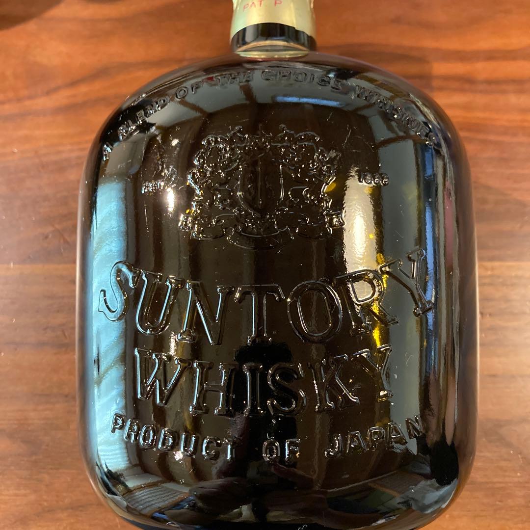 サントリー ウイスキー アートボトル オールド 空瓶 梅に鶯 - メルカリ